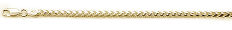 CLOSEOUT 20% OFF! 100-3MM Yellow Gold Plated Oval Franco .925 Sterling Silver Chain 20-28" NEW