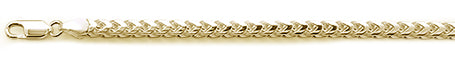 CLOSEOUT 20% OFF! 120-4MM Yellow Gold Plated Oval Franco .925 Sterling Silver Chain 20-28" NEW