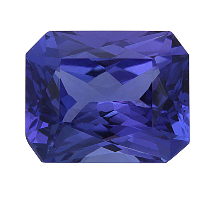 3.72ct Natural Radiant Cut Tanzanite Loose Gemstone