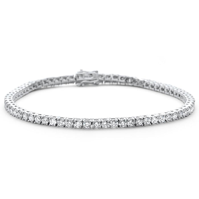 SPECIAL! 3.00ct 14KT White Gold Diamond Tennis Bracelet 7"