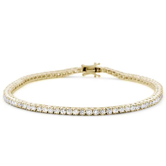 SPECIAL! .97ct 14KT Yellow Gold Diamond Tennis Bracelet 7"