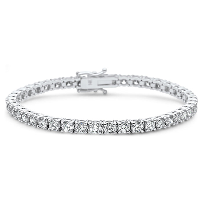 SPECIAL! 11.86ct 14K White Gold Diamond Tennis Bracelet 7"