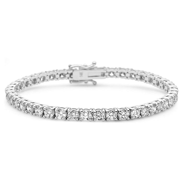 SPECIAL! 5.01ct 14KT White Gold Diamond Tennis Bracelet 7"