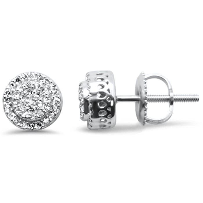 DIAMOND CLOSEOUT! .23ct G SI 14K White Gold Diamond Round Fashion Earrings