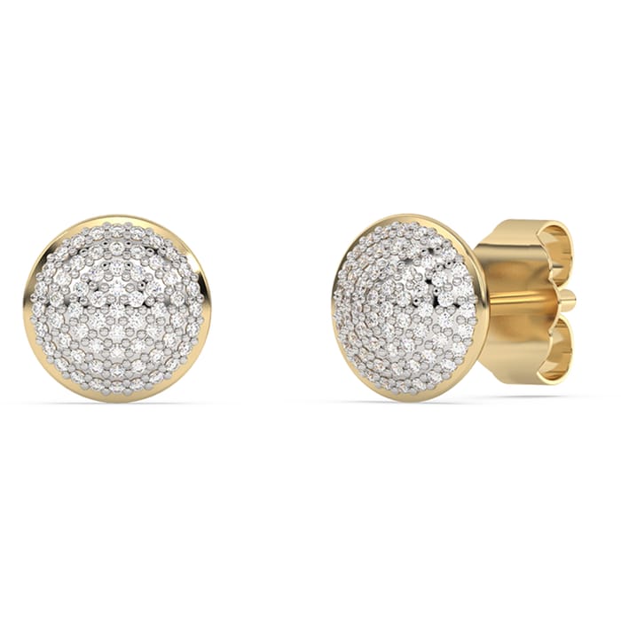 SPECIAL!.18ct G SI 14K Yellow Gold Diamond Round Earrings