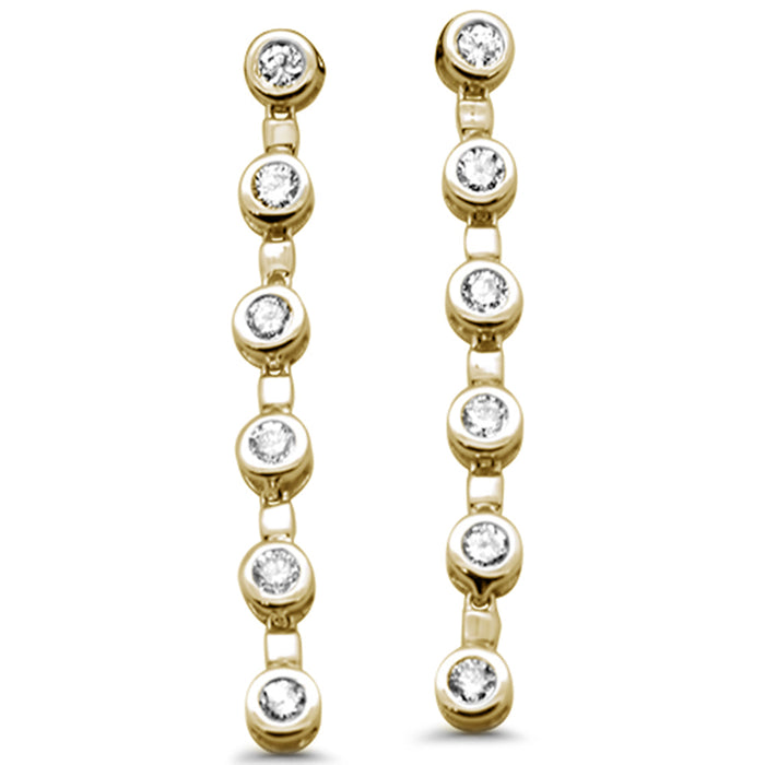 SPECIAL! .42ct G SI 14K Yellow Gold Diamond Drop Earrings
