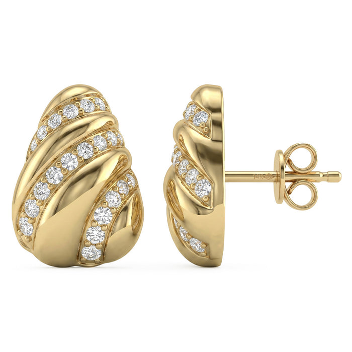 SPECIAL! .31ct G SI 14kt Yellow Gold Diamond Stud Earrings