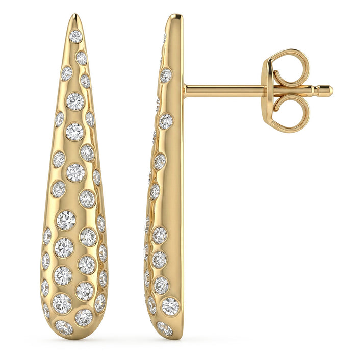 SPECIAL! .70ct G SI 14kt Yellow Gold Diamond Drop Earrings