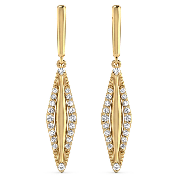 SPECIAL! .20ct G SI 14kt Yellow Gold Diamond Drop Earrings