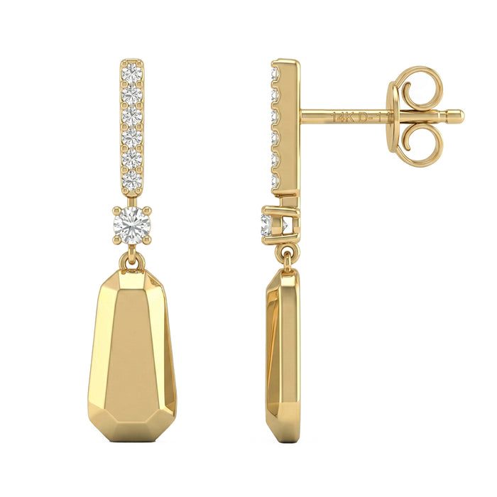 SPECIAL! .20ct G SI 14kt Yellow Gold Diamond Drop Earrings