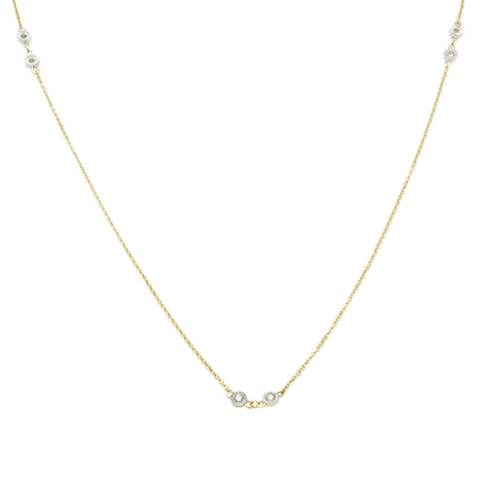DIAMOND CLOSEOUT! .25ct 14kt Yellow Gold Diamond Pendant 18" Necklace