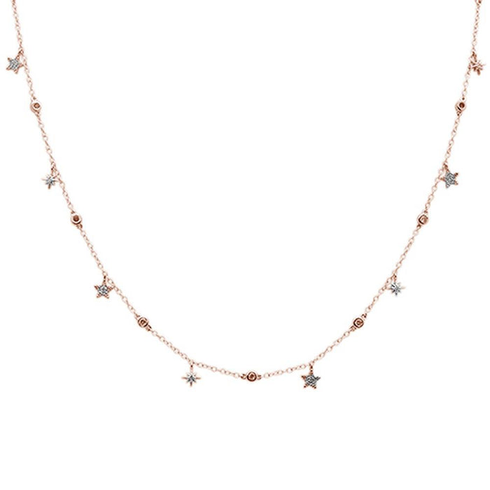 DIAMOND CLOSEOUT! .52ct G SI 14k Rose Gold Diamond Pendant Necklace 16" Long+(1"ext)