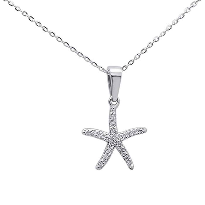 DIAMOND CLOSEOUT! .11ct 14kt White Gold Diamond Pendant Necklace 16"+2" Ext