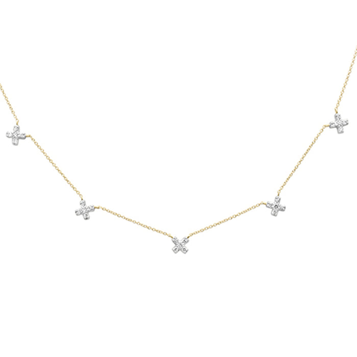 SPECIAL! .50ct G SI 14K Yellow Gold Diamond Pendant Necklace 16" +2" EXT