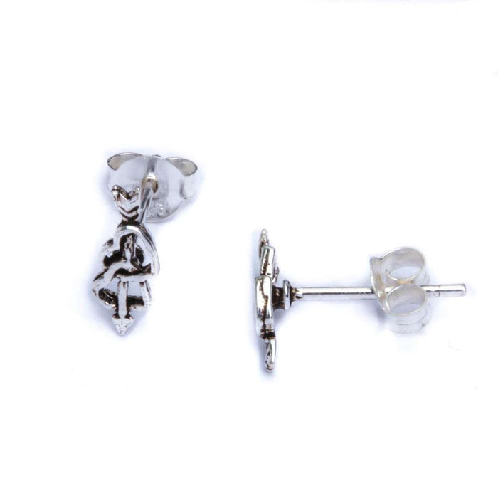 CLOSEOUT!Love Heart Arrow .925 Sterling Silver Earrings