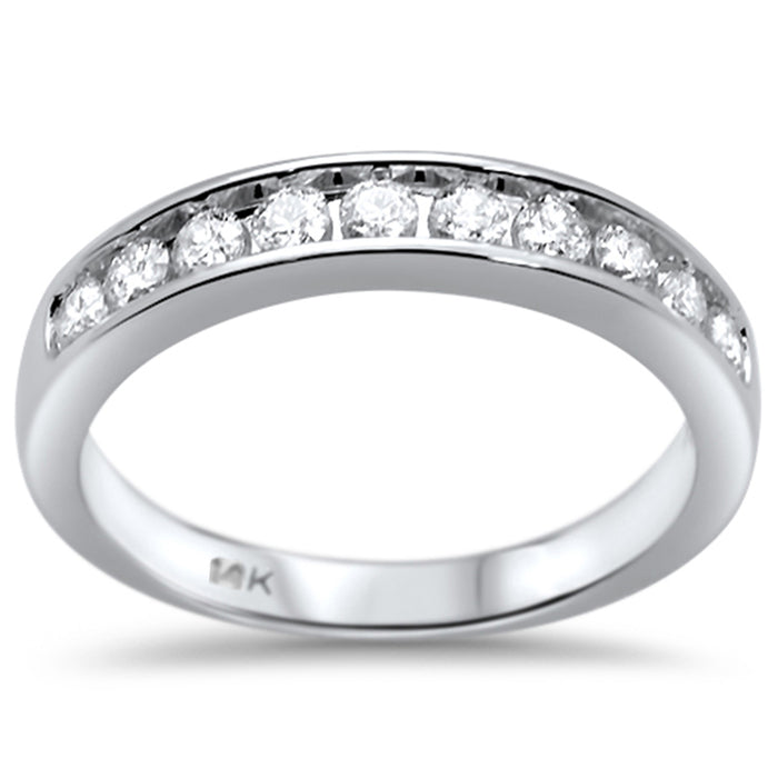 DIAMOND CLOSEOUT! .73ct G SI 14K White Gold Diamond Women's Ring Size 6.5