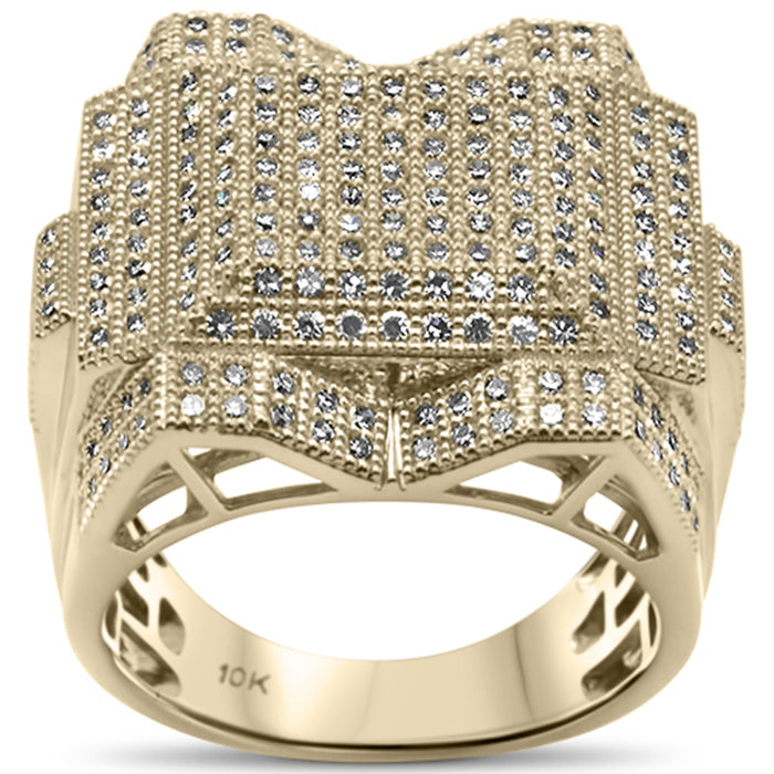 DIAMOND CLOSEOUT! 2.00ct G SI 10KT Yellow Gold Diamond Men's Ring Size 10