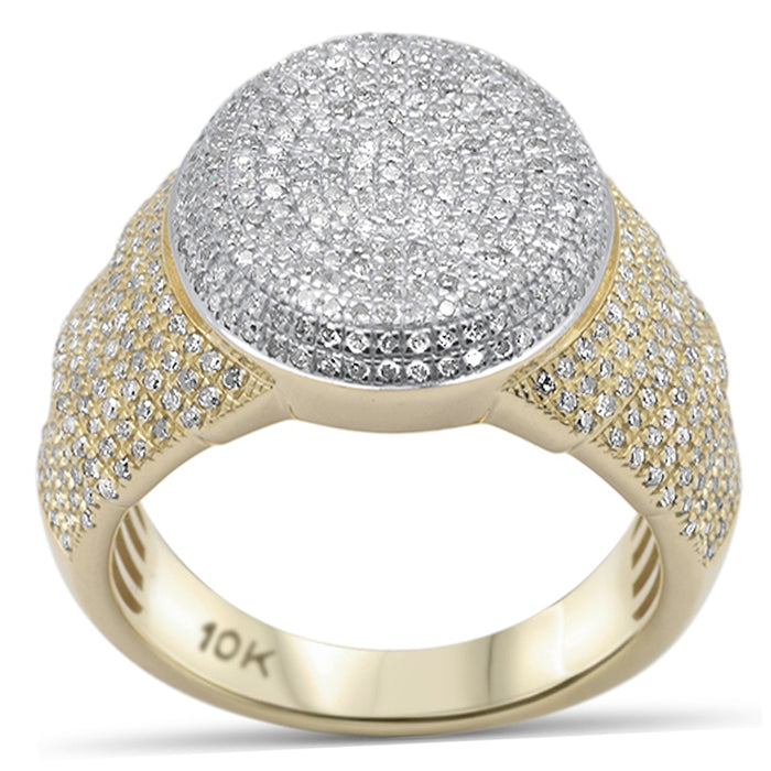DIAMOND CLOSEOUT! 1.54ct G SI 10K Yellow Gold Men's Ring Band