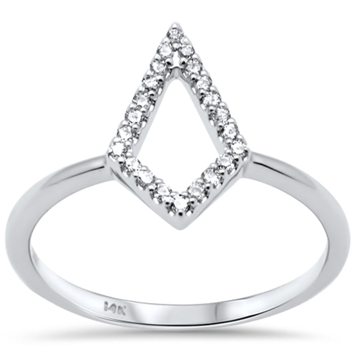 SPECIAL! .10ct G SI 14K White Gold Diamond Ladies Ring Size 6.5
