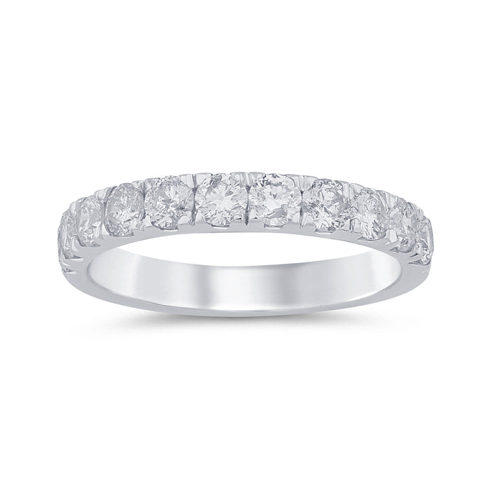 SPECIAL! 1.05ct G SI 14K White Gold Diamond Anniversary Band Ring Size 6.5