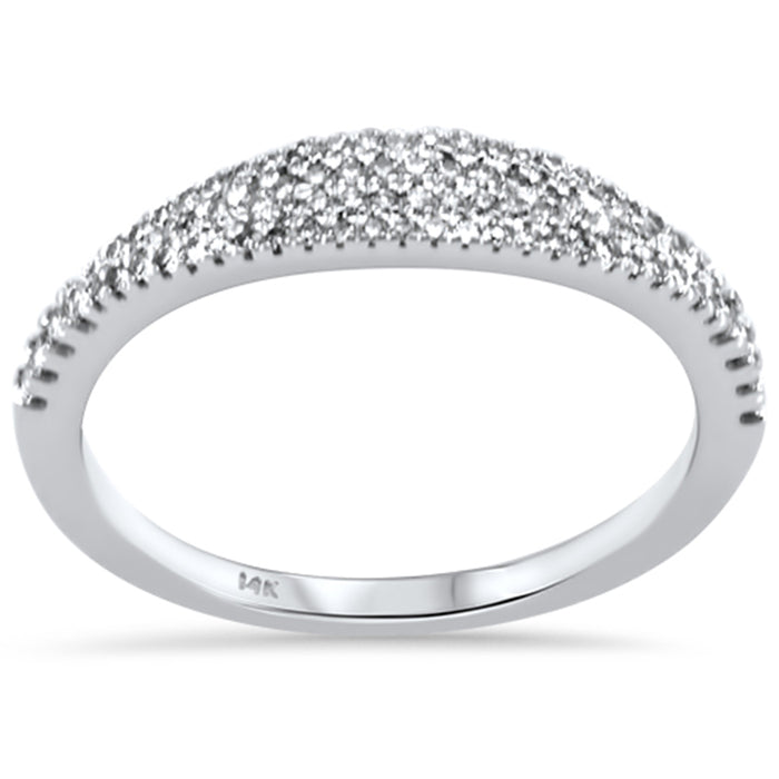 DIAMOND CLOSEOUT! .25ct G SI 14K White Gold Diamond Anniversary Band Ring Size 6.5