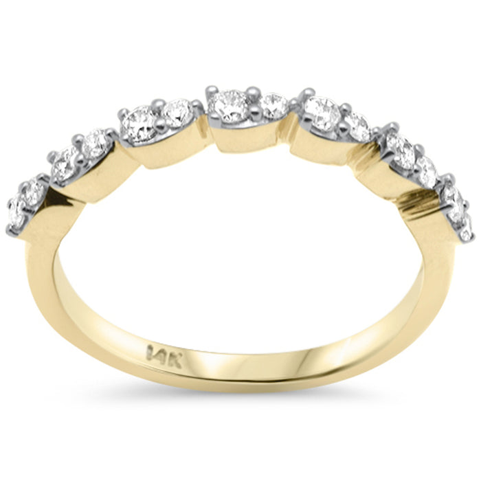 SPECIAL! .33ct G SI 14K Yellow Gold Diamond Band Ring Size 6.5