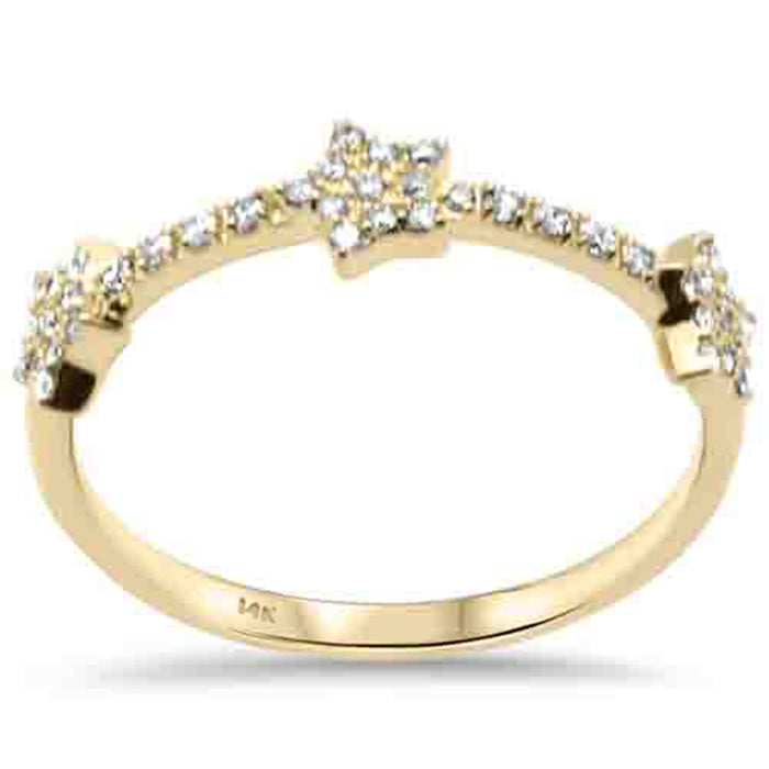 SPECIAL! .17ct G SI 14K Yellow Gold Diamond Ring Band Size 6.5