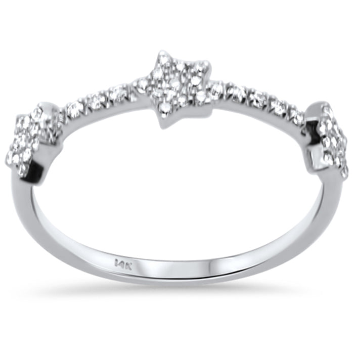 SPECIAL! .17ct G SI 14K White Gold Diamond Ring Band Size 6.5