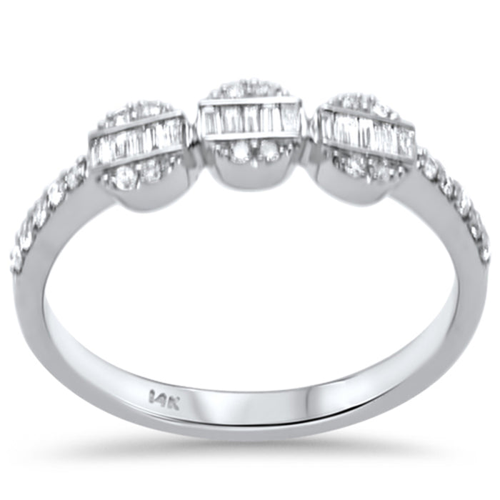 SPECIAL! .28ct G SI 14K White Gold Diamond Ring Band Size 6.5