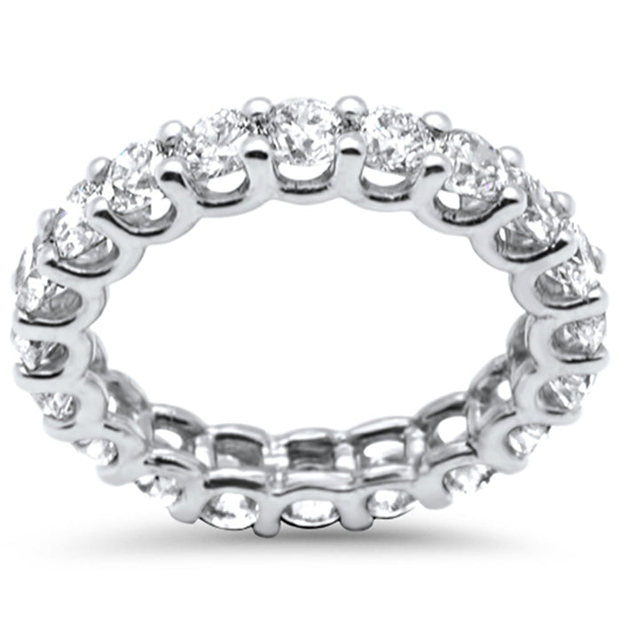 SPECIAL! 3.30ct G SI 14K White Gold Diamond Eternity Ring Size 6.5