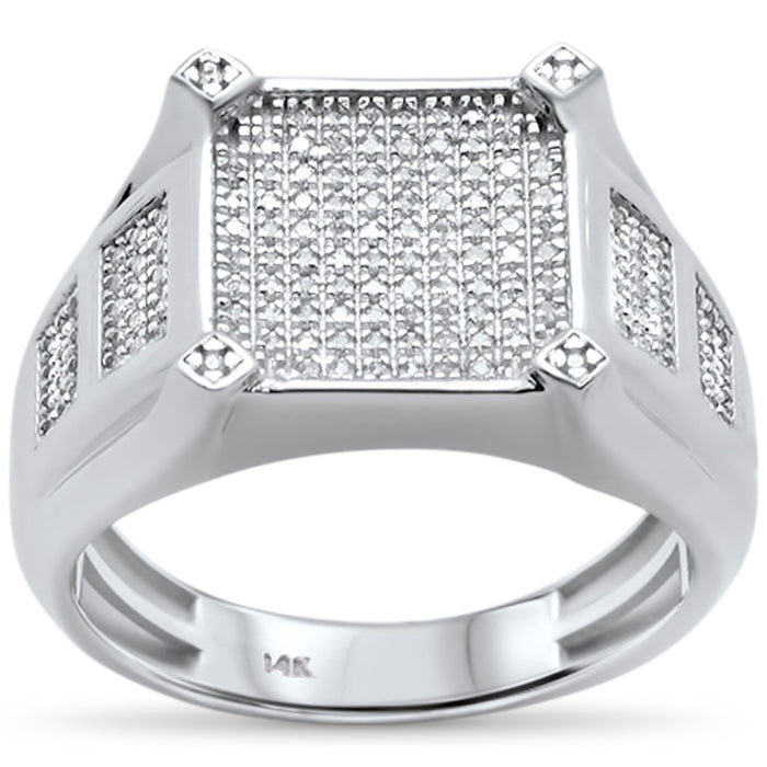 SPECIAL! .36ct 14k White Gold Diamond Ring Band Size 10