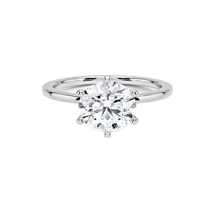SPECIAL! 1.01ct G SI 14K White Gold Round Diamond Solitaire Ring Size 6.5
