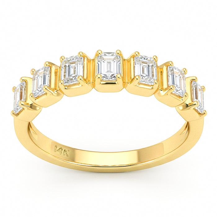 SPECIAL! .82ct G SI 14kt Yellow Gold Diamond Band Ring Size 6.5