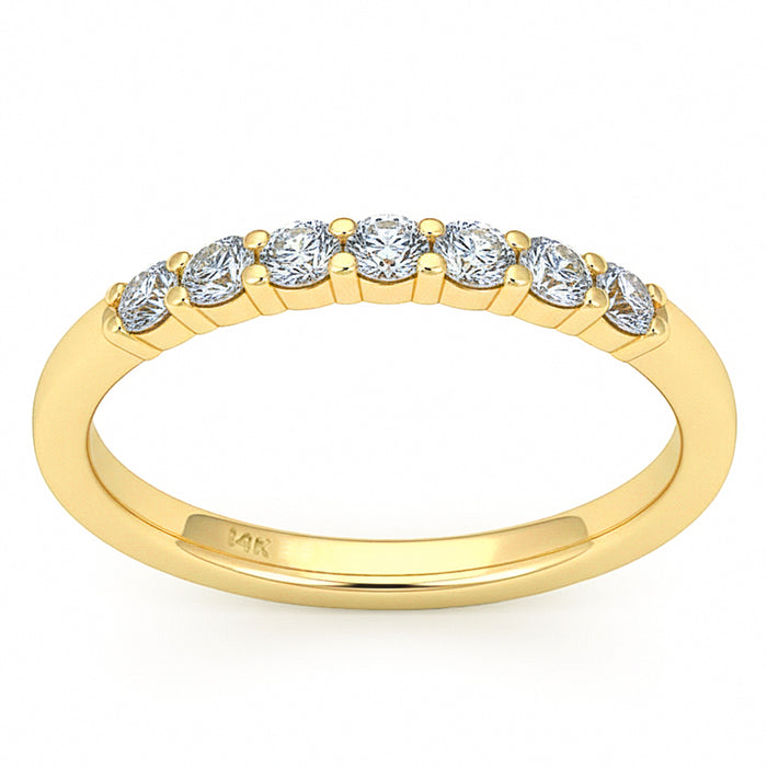 SPECIAL! .39ct G SI 14kt Yellow Gold Diamond Band Ring Size 6.5