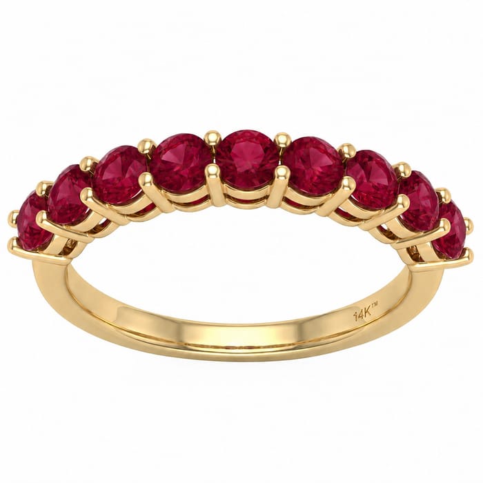 SPECIAL! 1.25ct G SI 14kt Yellow Gold Ruby Gemstone Ring Size 6.5