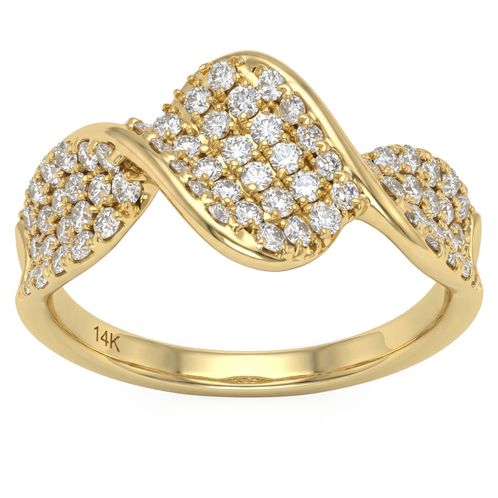 SPECIAL! .75ct G SI 14kt Yellow Gold Diamond Band Ring Size 6.5