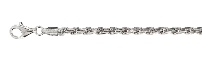 080-4MM Rope Chain .925 Solid Sterling Silver Sizes 8-36" NEW