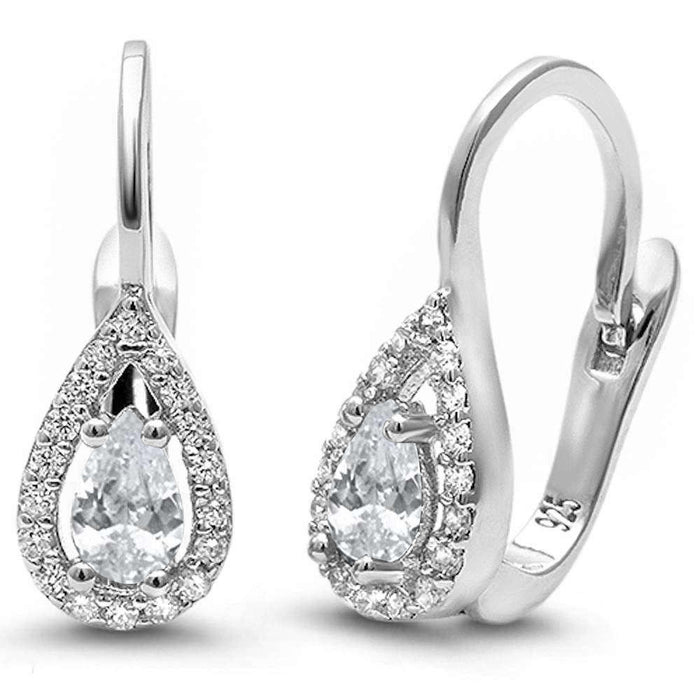 Cubic Zirconia .925 Sterling Silver Earrings