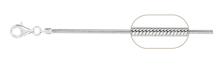 050-1.9MM Snake Chain .925 Solid Sterling Silver Sizes 7-30" NEW